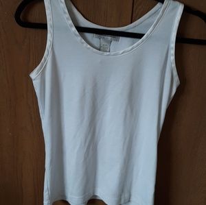 Plain white tank